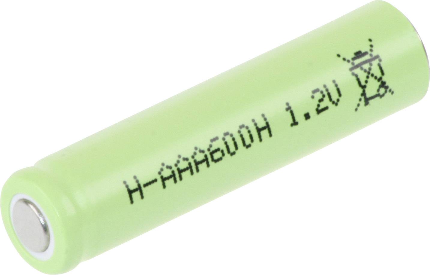 Akumulator AAA/R03 Mexcel H-AAA600H, NiMH, 600 mAh, 1.2 V, 1 szt. - obrazek 1