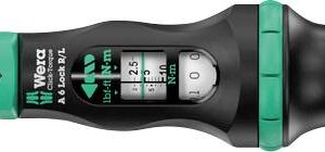 Klucz dynamometryczny Wera Click-Torque Lock A 6 R/L 05075694001, 1/4″ (6.3 mm), 2.5 – 25 Nm Klucz dynamometryczny Wera Click-Torque Lock A 6 R/L 05075694001, 1/4″ (6.3 mm), 2.5 – 25 Nm