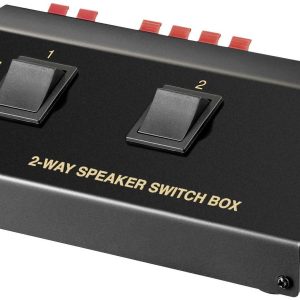 Przełącznik do głośników Goobay 60928 1 szt. Przełącznik do głośników Goobay 60928 1 szt.