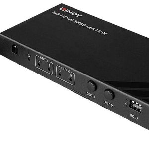 Przełącznik HDMI-Matrix LINDY 38313 1 szt. Przełącznik HDMI-Matrix LINDY 38313 1 szt.