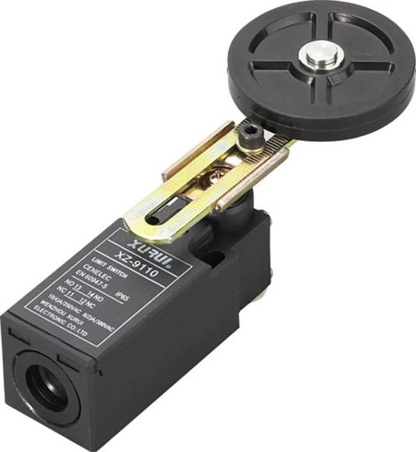 TRU COMPONENTS XZ-9/110 Wyłącznik krańcowy 250 V/AC 10 A wyłącznik rolkowy chwilowy IP65 1 szt.