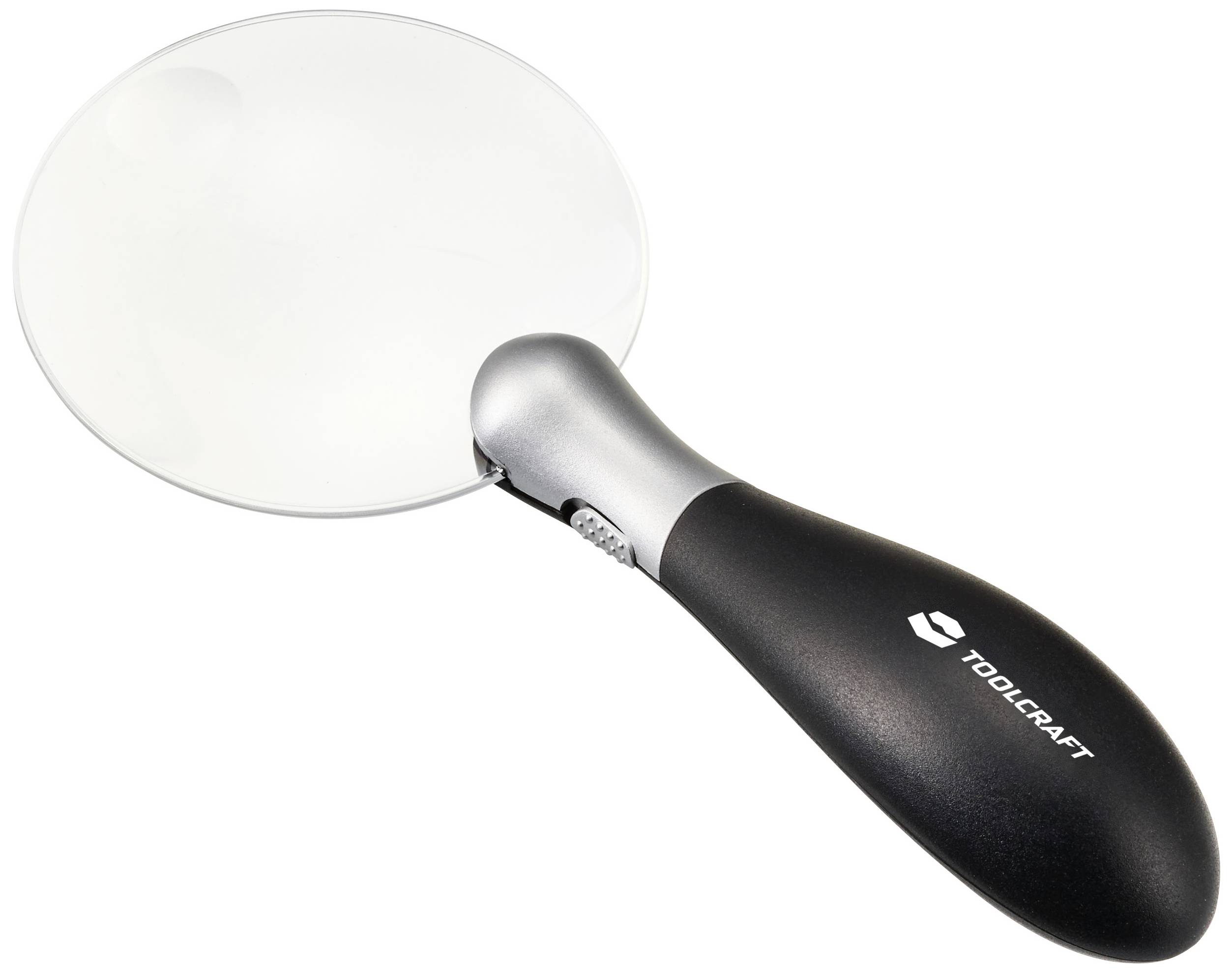 Lupa ręczna TOOLCRAFT TO-8997036 z oświetleniem LED Współczynnik powiększenia: 3 x, 5 x - obrazek 1