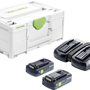 Festool SYS 18V 2×4,0/TCL 6 DUO Zestaw energetyczny 577109 zaw. 2 akumulatory, zaw. ładowarkę Festool SYS 18V 2×4,0/TCL 6 DUO Zestaw energetyczny 577109 zaw. 2 akumulatory, zaw. ładowarkę