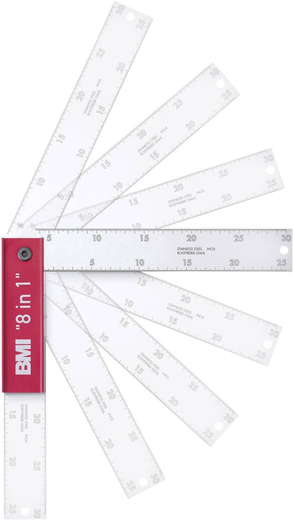 Kątownik skośny BMI Schreiner-/Gehrungswinkel 8 in 1 400mm 716400182 1 szt.