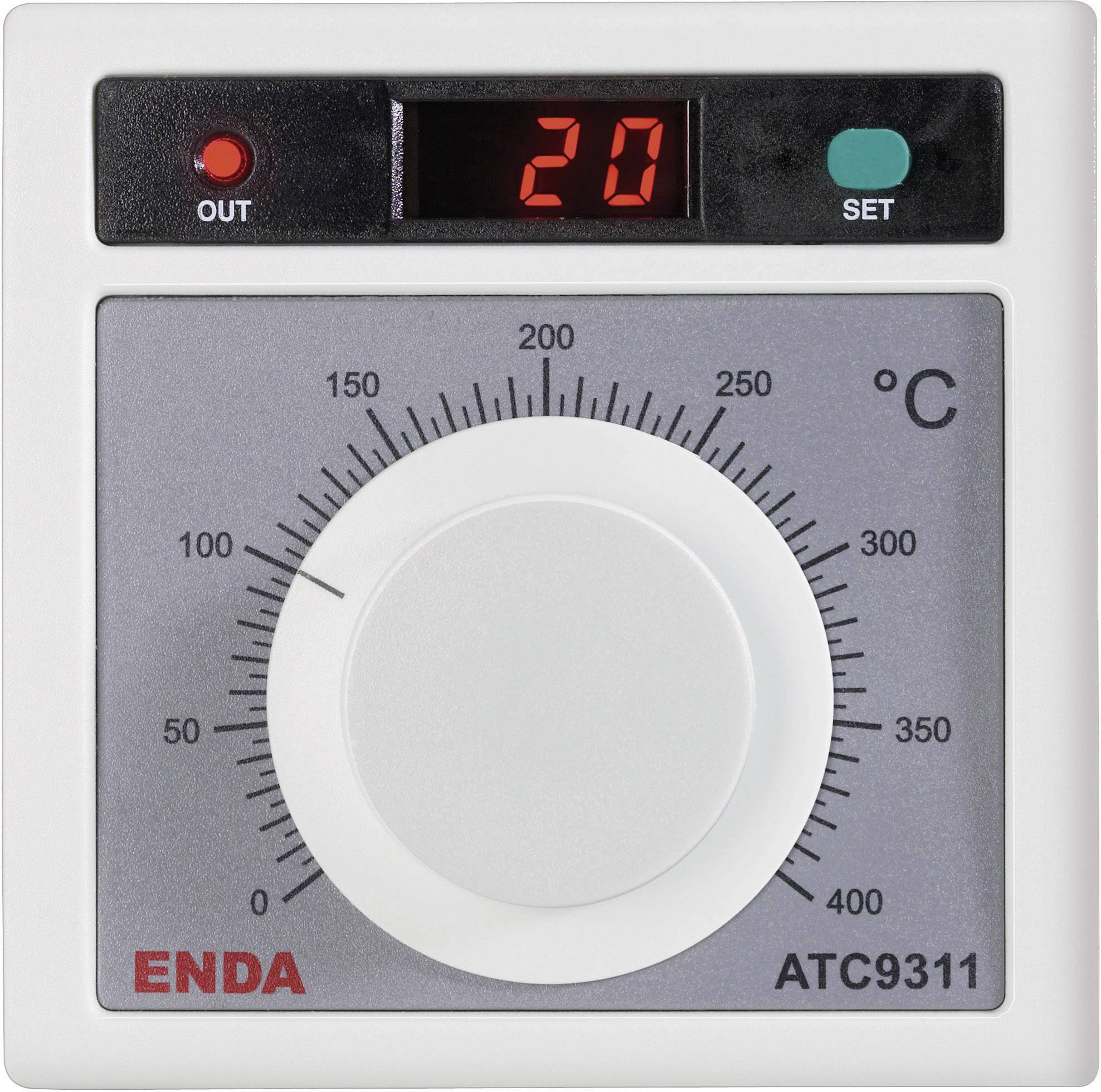 Termostat Enda ATC9311-FE-400-230 J 0 do +400 °C Przekaźnik 2 A (D x S x W) 50 x 96 x 96 mm - obrazek 1