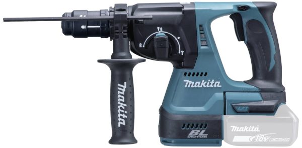 Makita DHR243Z SDS-Plus-Młot wielofunkcyjny, akumulatorowy 18 V Li-Ion bez akumulatora, bez ładowarki