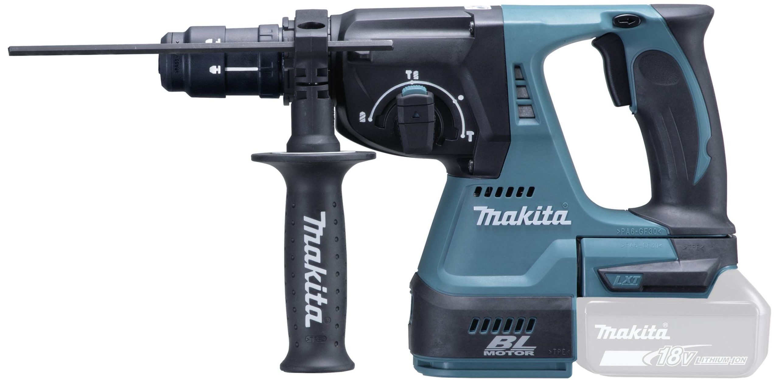 Makita DHR243Z SDS-Plus-Młot wielofunkcyjny, akumulatorowy 18 V Li-Ion bez akumulatora, bez ładowarki - obrazek 1