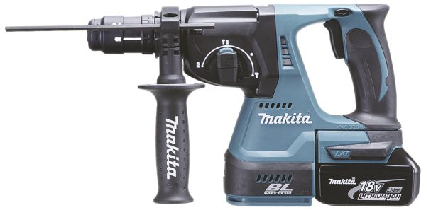 Makita DHR243RTJ SDS-Plus-Młot wielofunkcyjny, akumulatorowy 18 V 5 Ah Li-Ion
