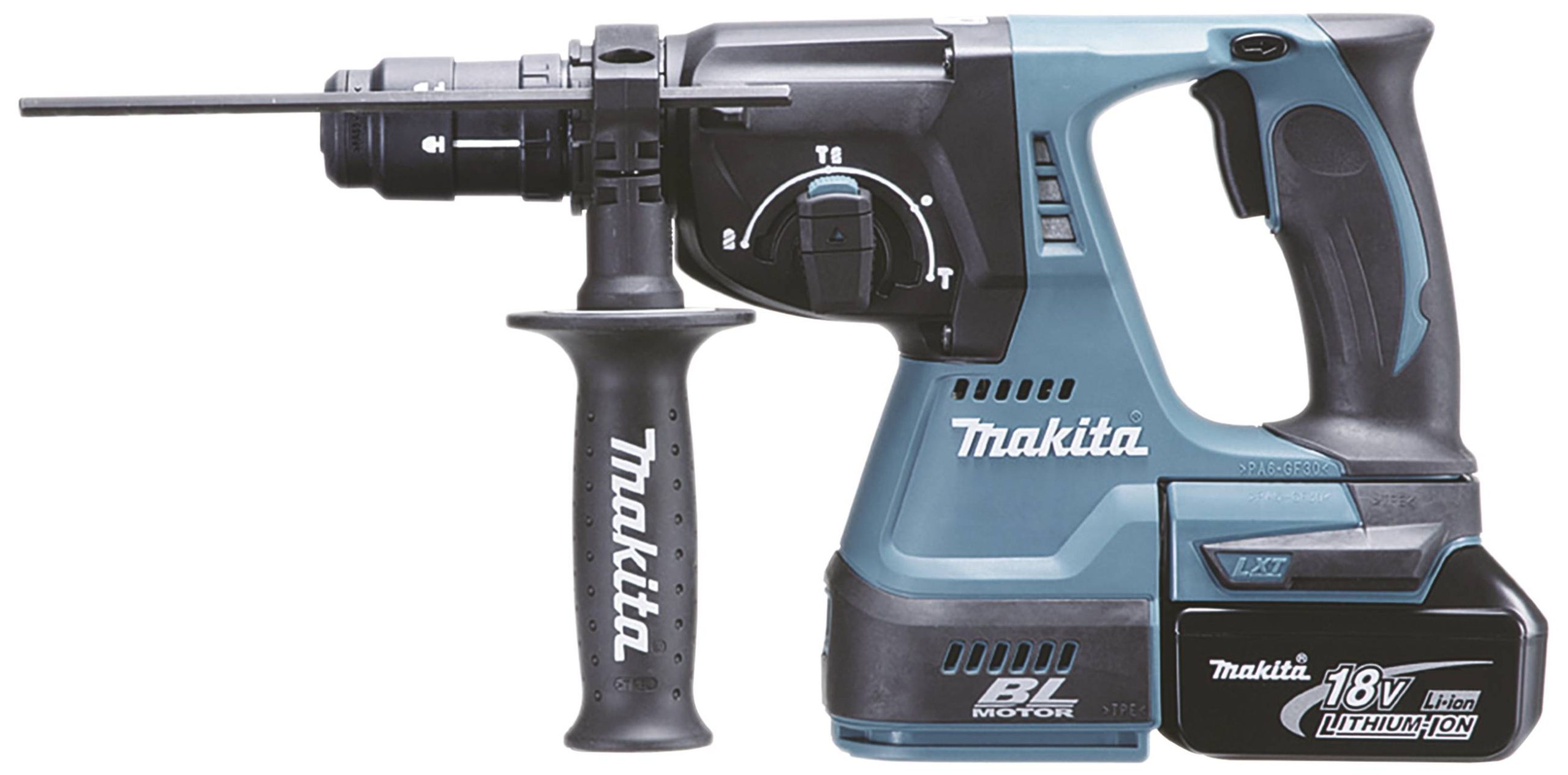 Makita DHR243RTJ SDS-Plus-Młot wielofunkcyjny, akumulatorowy 18 V 5 Ah Li-Ion - obrazek 1