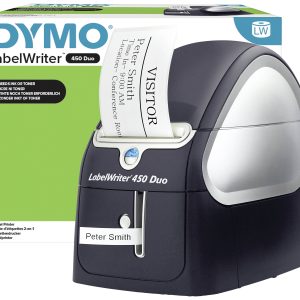 Drukarka etykiet Dymo LabelWriter 450 Duo, szerokość taśmy 6/9/12/19/24 mm Drukarka etykiet Dymo LabelWriter 450 Duo, szerokość taśmy 6/9/12/19/24 mm