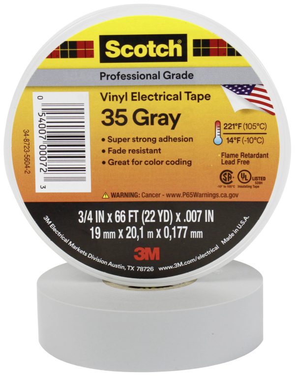 Taśma izolacyjna Scotch Scotch® 35 SCOTCH35-19X20GR Scotch™ 35 (D x S) 20 m x 19 mm 20 m 1 szt.