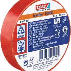 Taśma izolacyjna tesa tesa® Professional 53988-00016-00 (D x S) 20 m x 19 mm 20 m 1 szt. Taśma izolacyjna tesa tesa® Professional 53988-00016-00 (D x S) 20 m x 19 mm 20 m 1 szt.