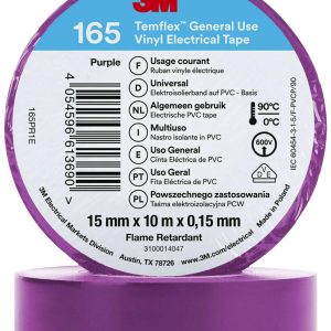Taśma izolacyjna 3M Temflex™ 165 165PR1E Temflex™ 165 (D x S) 10 m x 15 mm 10 m 1 szt. Taśma izolacyjna 3M Temflex™ 165 165PR1E Temflex™ 165 (D x S) 10 m x 15 mm 10 m 1 szt.