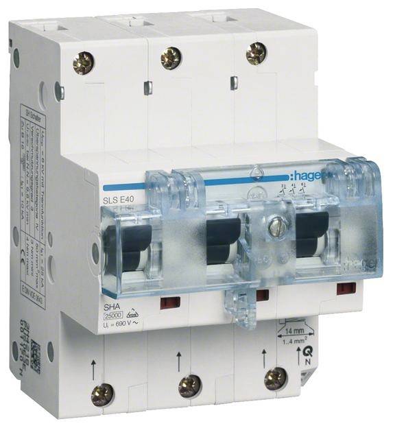 Hager HTN340E Wyłącznik główny bezpieczeństwa 40 A 400 V - obrazek 1