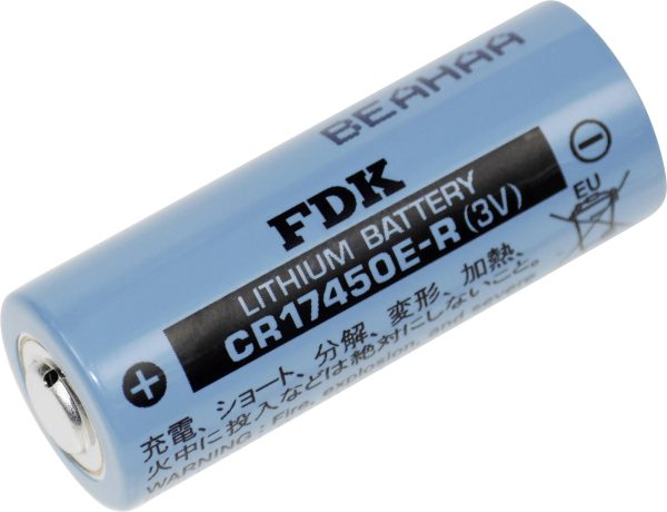 Bateria 17450 FDK, 3 V, 2400 mAh, litowe, Nadaje się do dużych prądów, Możliwa wysoka temperatura, Możliwa niska tempera