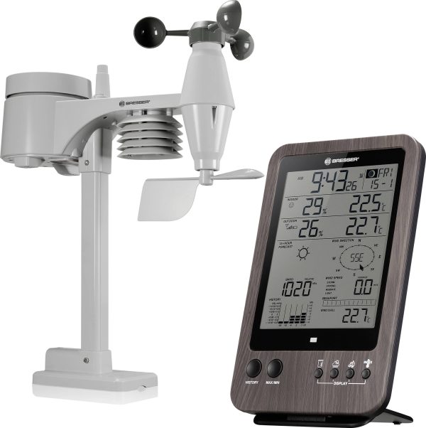 Stacja pogodowa bezprzewodowa Bresser Optik WTW 5in1 Center 7002512