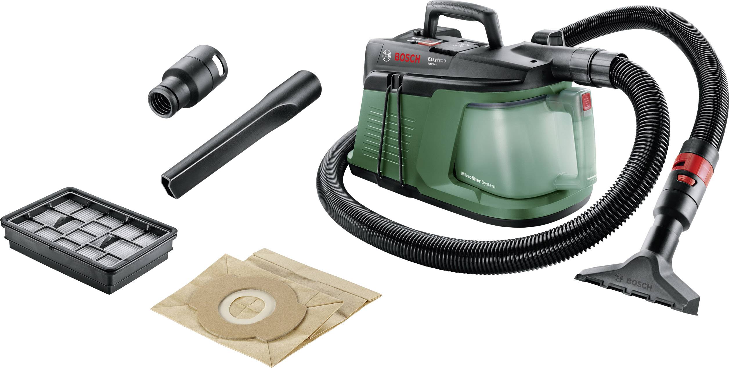 Odkurzacz do pracy na sucho Bosch Home and Garden EasyVac 3 06033D1000 2100 l/min 2.10 l 1 szt. - obrazek 1