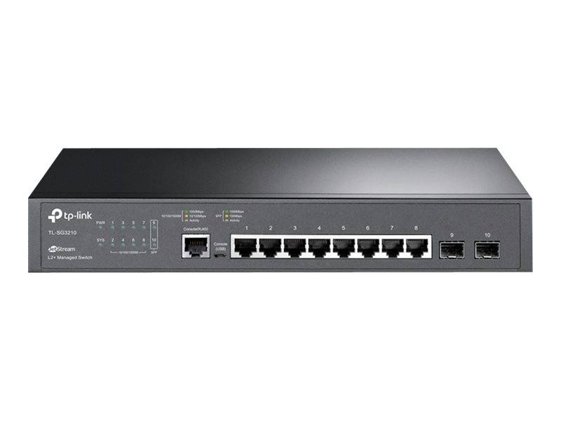 TP-LINK TL-SG3210 TL-SG3210 Switch sieciowy 8+2 Porty 20 GBit/s - obrazek 1