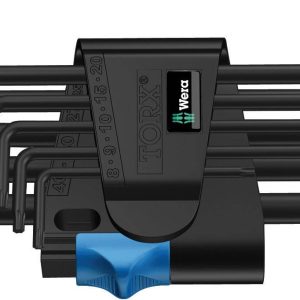 Wera 967 L/9 TORX® HF TORX wewnętrzny Zestaw kluczy trzpieniowych T 8, T 9, T 10, T 15, T 20, T 25, T 27, T 30, T 40 9 s Wera 967 L/9 TORX® HF TORX wewnętrzny Zestaw kluczy trzpieniowych T 8, T 9, T 10, T 15, T 20, T 25, T 27, T 30, T 40 9 s