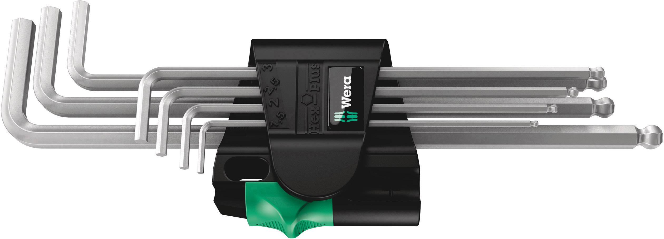 Wera 950/7 Zestaw kluczy trzpieniowych 1.5 mm, 2 mm, 2.5 mm, 3 mm, 4 mm, 5 mm, 6 mm 7 szt. - obrazek 1