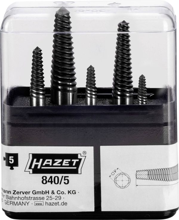 Zestaw do naprawy śrub Hazet 840/5 M4 – M18