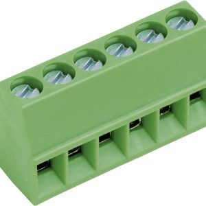 Zacisk śrubowy AKZ692/10-2.54-V, do lutowania, 2,54 mm, 10 pin, zielony Zacisk śrubowy AKZ692/10-2.54-V, do lutowania, 2,54 mm, 10 pin, zielony