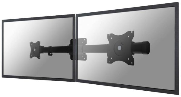 Neomounts FPMA-CB100BLACK Uchwyt do monitora, stołowy 25,4 cm (10″) – 68,6 cm (27″) Uchylny czarny