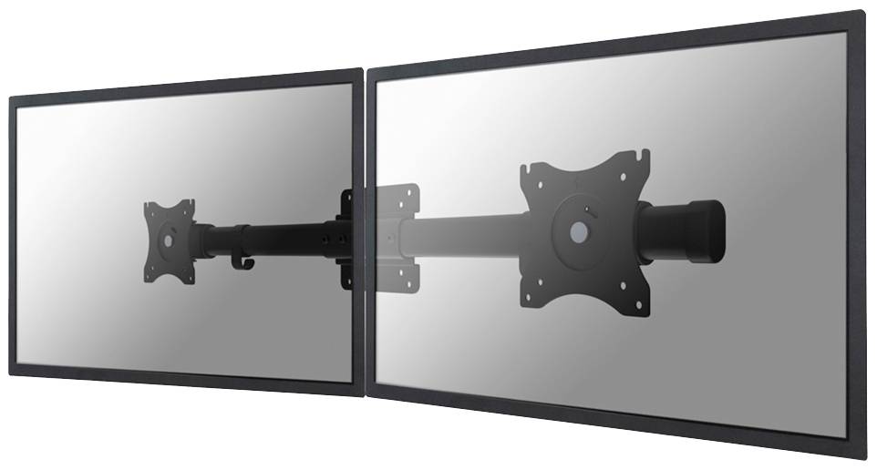 Neomounts FPMA-CB100BLACK Uchwyt do monitora, stołowy 25,4 cm (10") - 68,6 cm (27") Uchylny czarny - obrazek 1