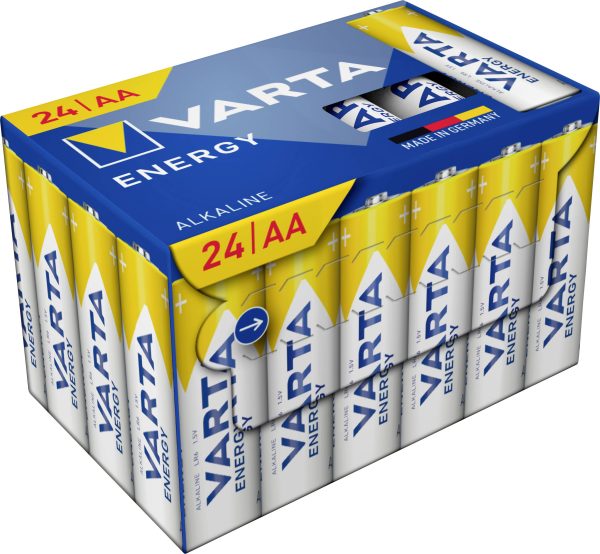 Baterie AA Varta VARTA Energy AA Cube Pack24 4106229234, 1.5 V, alkaliczno-manganowe, 24 szt.