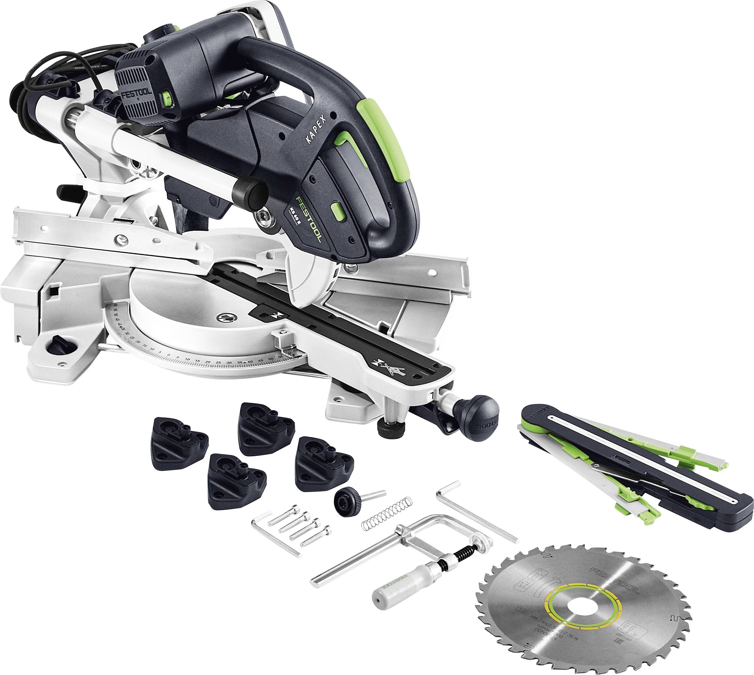 Piła ukosowa i do cięcia kątowego Festool KS 60 E-Set 561728 1 szt. - obrazek 1