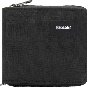 Pacsafe Portfel RFIDsafe Zip Around Wallet (S x W x G) 11 x 10 x 2 cm czarny 11050130 Pacsafe Portfel RFIDsafe Zip Around Wallet (S x W x G) 11 x 10 x 2 cm czarny 11050130