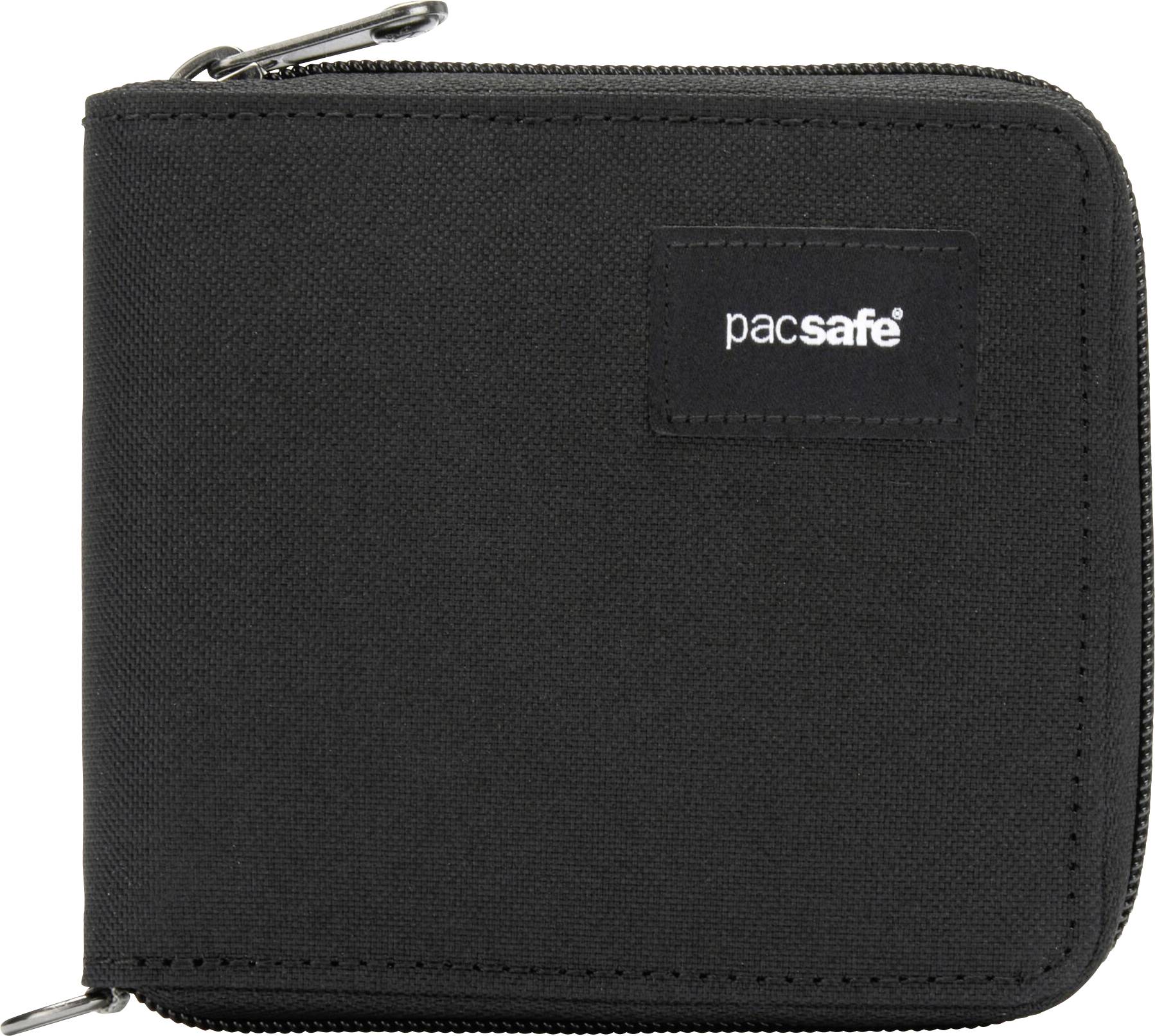 Pacsafe Portfel RFIDsafe Zip Around Wallet (S x W x G) 11 x 10 x 2 cm czarny 11050130 - obrazek 1