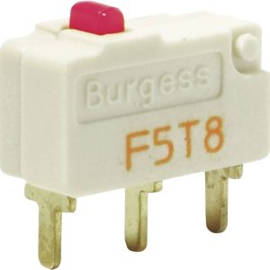 Mikroprzełącznik F5T8UL 250 V/AC 5 A 1 x wł/(wł) Burgess IP40 chwilowy 1 szt. Mikroprzełącznik F5T8UL 250 V/AC 5 A 1 x wł/(wł) Burgess IP40 chwilowy 1 szt.
