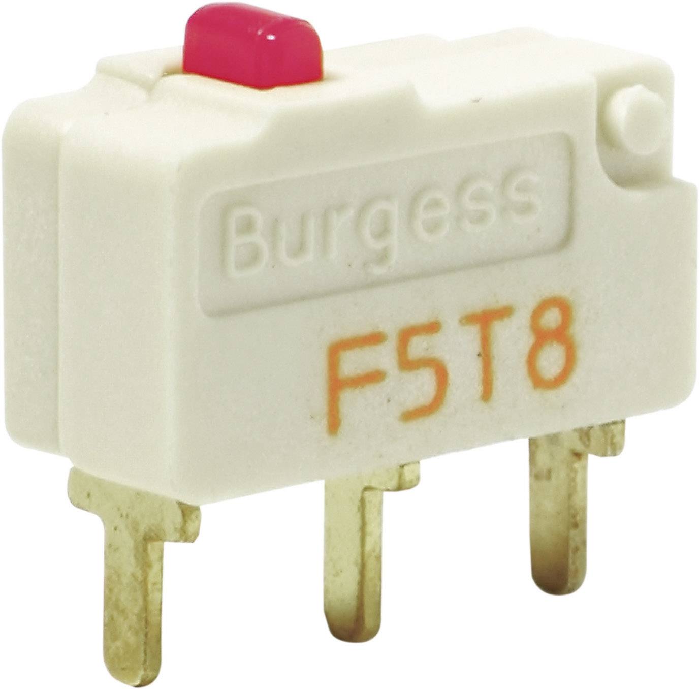 Mikroprzełącznik F5T8UL 250 V/AC 5 A 1 x wł/(wł) Burgess IP40 chwilowy 1 szt. - obrazek 1