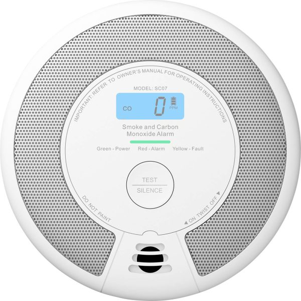 X-Sense SC07 Czujnik dymu i alarm tlenku węgla zaw. baterię na 10 lat pracy (S x W x G) 146 x 51 x 146 mm