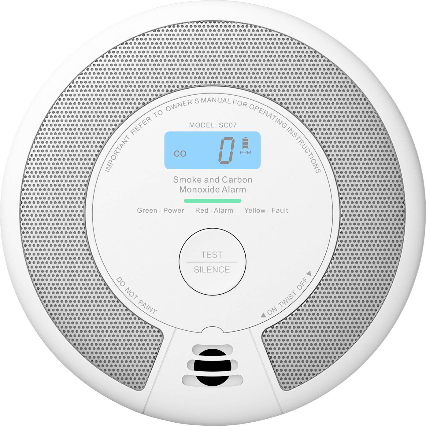 X-Sense SC07 Czujnik dymu i alarm tlenku węgla zaw. baterię na 10 lat pracy (S x W x G) 146 x 51 x 146 mm - obrazek 1