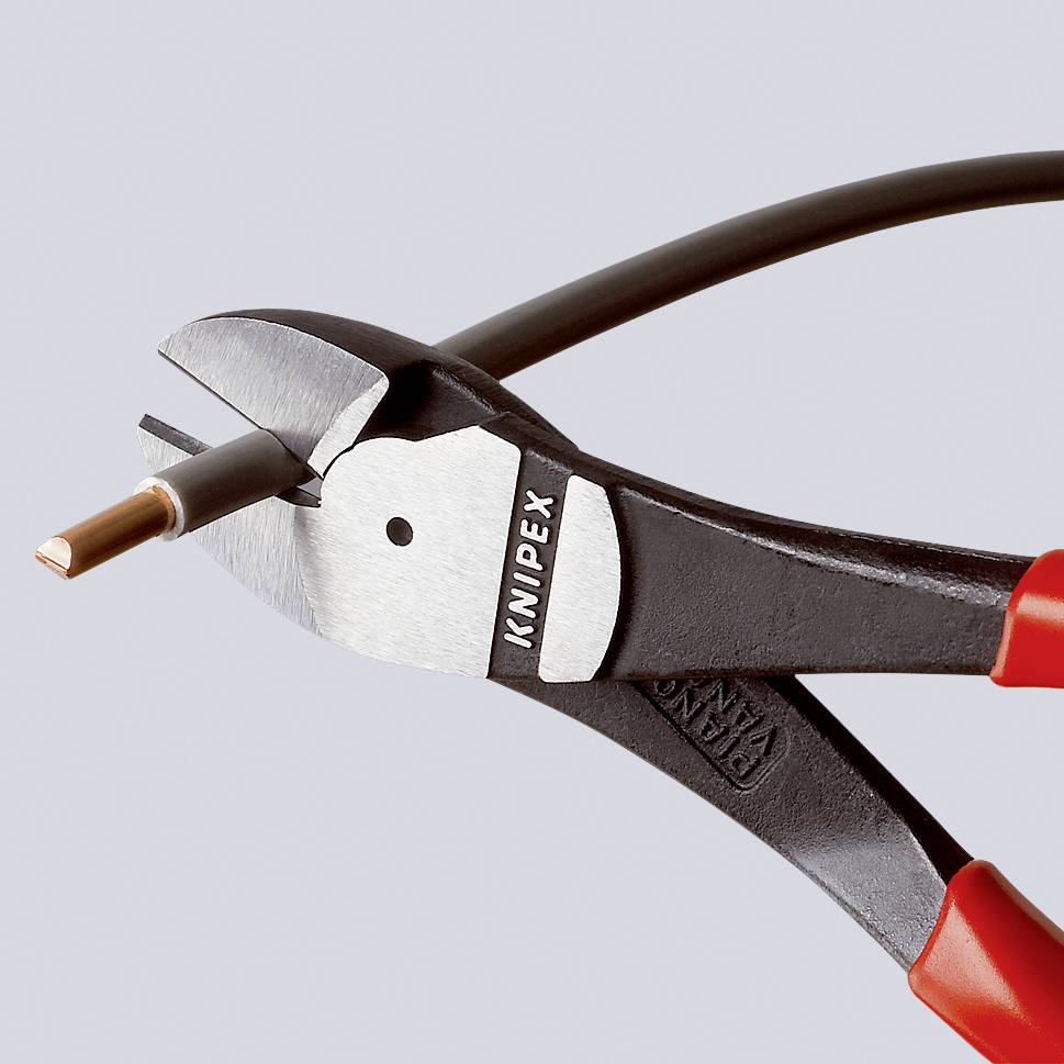 Szczypce boczne wzmocnione Knipex 74 05 160, 160 mm, 64 HRC, do warsztatu - obrazek 1