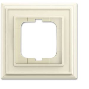 Busch-Jaeger 1 x Ramka Ramka kremowo-biały, biały 2CKA001754A4673 1 szt. Busch-Jaeger 1 x Ramka Ramka kremowo-biały, biały 2CKA001754A4673 1 szt.