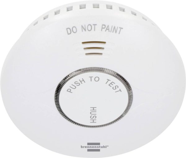 Brennenstuhl Connect WiFi RM A 3020 Czujnik dymu z obsługą aplikacji bateryjne (Ø x W) 120 mm x 36 mm