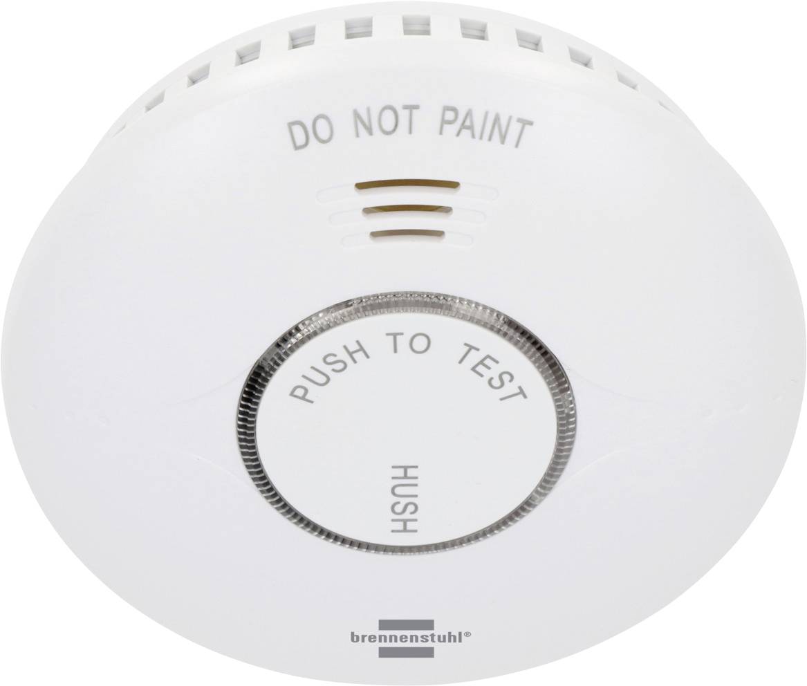 Brennenstuhl Connect WiFi RM A 3020 Czujnik dymu z obsługą aplikacji bateryjne (Ø x W) 120 mm x 36 mm - obrazek 1