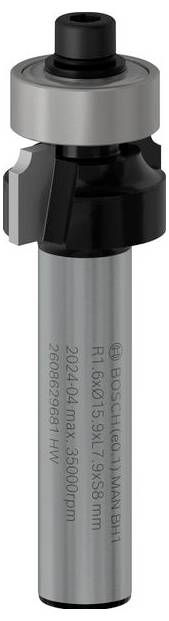 Bosch Accessories 2608629681 Frez zaokrąglający węglik spiekany Długość 51 mm Średnica produktu 15.900 mm Długość robocz