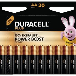 Baterie AA Duracell Plus Power Boost 151281, 1.5 V, 20 szt. Baterie AA Duracell Plus Power Boost 151281, 1.5 V, 20 szt.