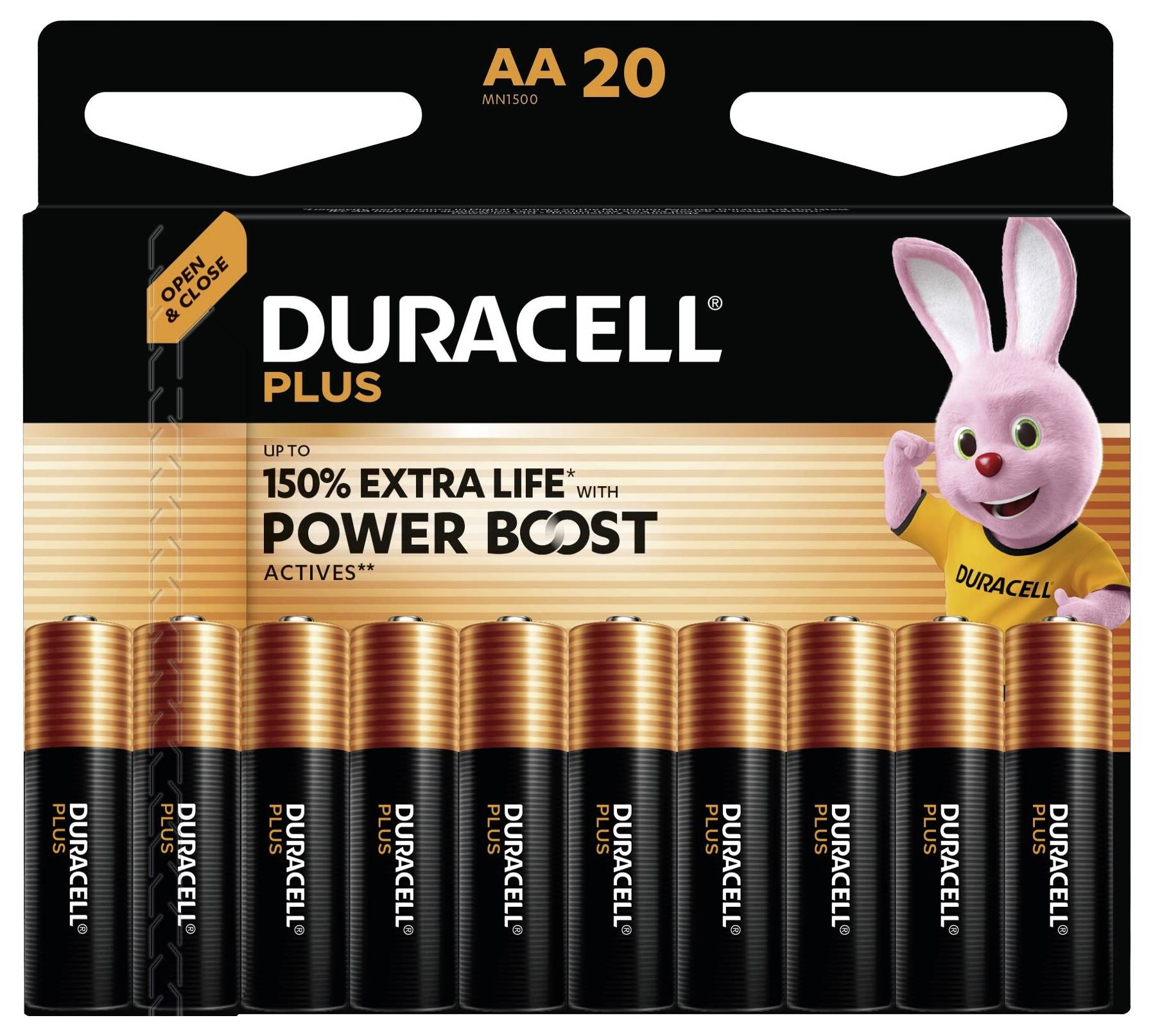 Baterie AA Duracell Plus Power Boost 151281, 1.5 V, 20 szt. - obrazek 1