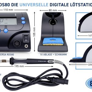 Stacja lutownicza Ersa RDS 80 0RDS80 80 W +150 – +450 °C Stacja lutownicza Ersa RDS 80 0RDS80 80 W +150 – +450 °C