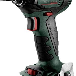 Metabo SSD 18 LTX 200 BL 602396890 Wkrętarka udarowa akumulatorowa 18 V Ilość dołączonych baterii 0 Li-Ion bez akumulato Metabo SSD 18 LTX 200 BL 602396890 Wkrętarka udarowa akumulatorowa 18 V Ilość dołączonych baterii 0 Li-Ion bez akumulato