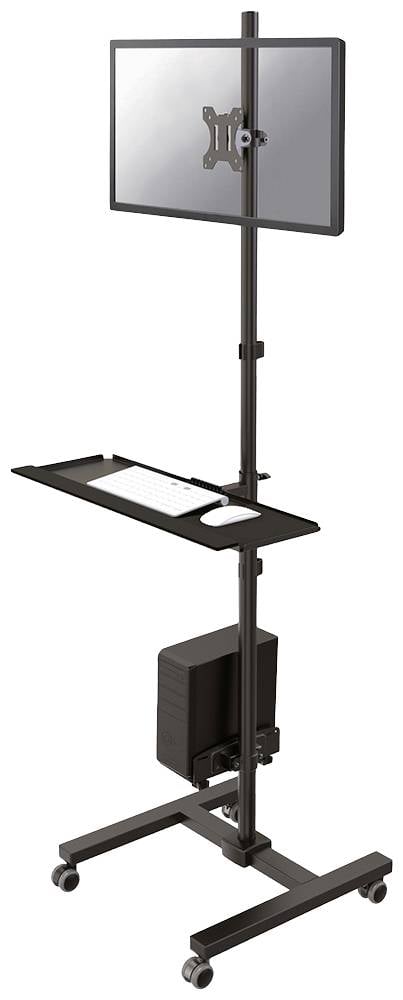 Neomounts Wózek na komputer/monitor FPMA-MOBILE1700 1 Wyświetlacz 25,4 cm (10″) – 81,3 cm (32″) czarny Przenośny, Obroto