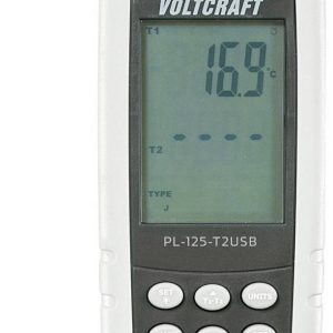 Termometr typu K, J VOLTCRAFT PL-125-T2, -200 – +1372 °C Termometr typu K, J VOLTCRAFT PL-125-T2, -200 – +1372 °C