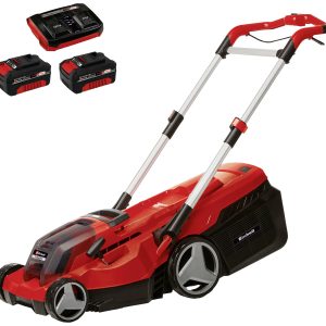 Einhell Professional Power X-Change RASARRO 36/38 (2×4 Ah) akumulatorowy Akumulatorowa kosiarka do trawy wraz z 2 ładowa