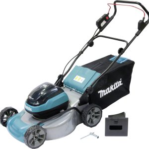 Makita DLM466Z akumulatorowy Akumulatorowa kosiarka do trawy Funkcja mulczowania Maksymalna szerokość cięcia 46 cm Makita DLM466Z akumulatorowy Akumulatorowa kosiarka do trawy Funkcja mulczowania Maksymalna szerokość cięcia 46 cm