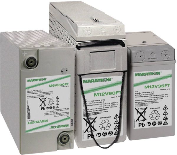 Akumulator ołowiowy GNB Marathon EXIM6V200FT NAMF060200HM0FB, AGM, 6 V, 200 Ah